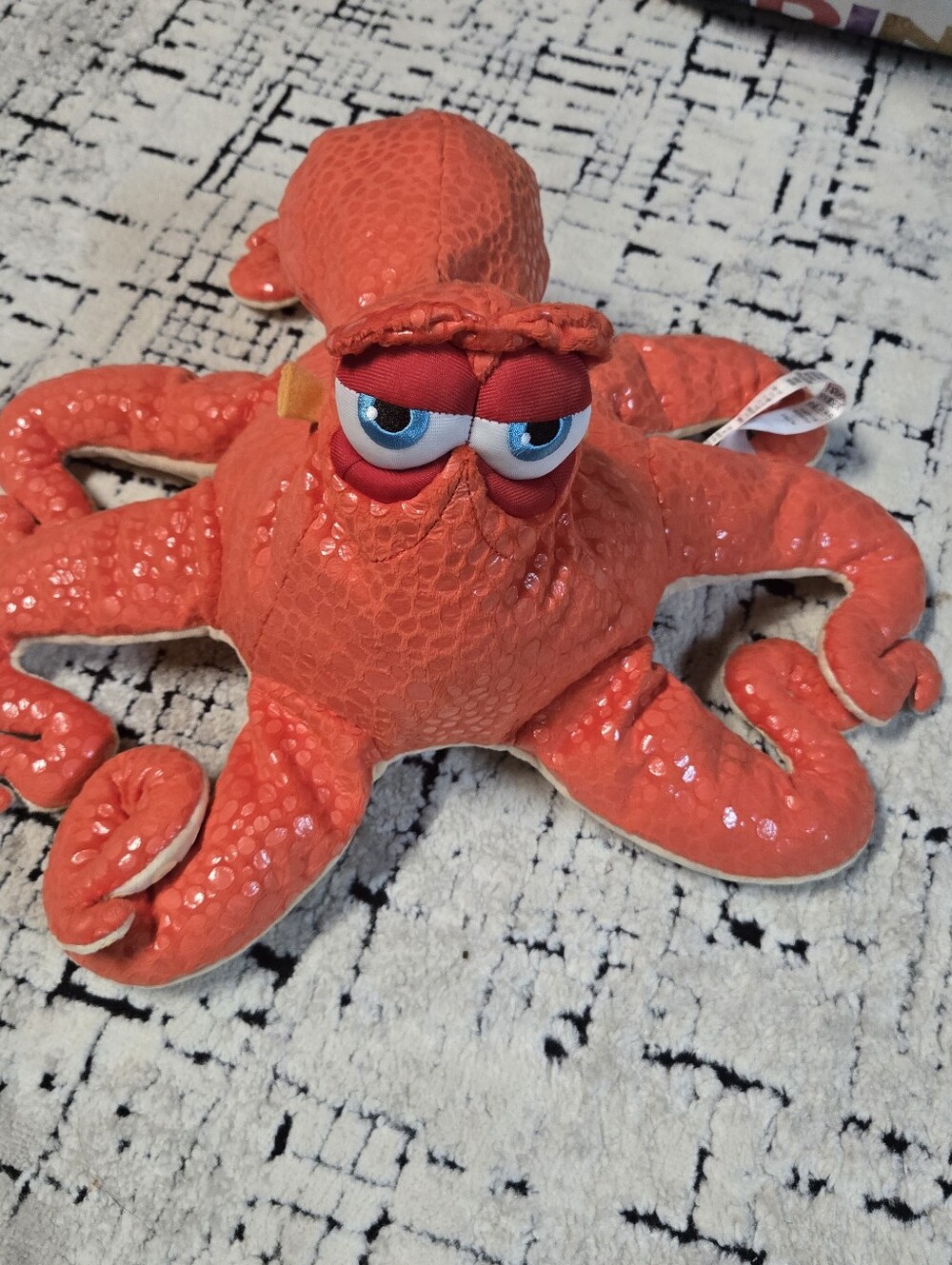 Finding Dory Hank The Octopus Plush Disney Store Nemo Pixar Red Orange 17”